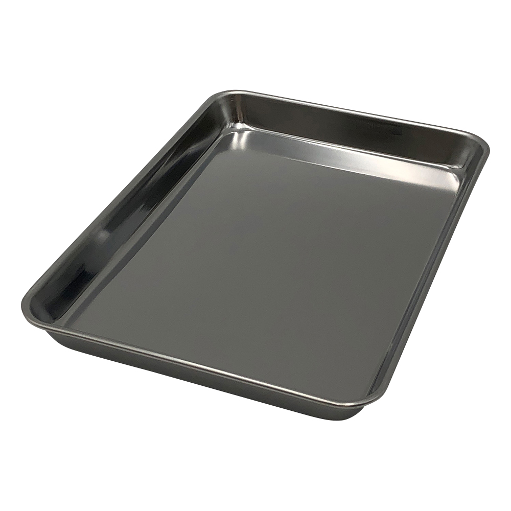 ステン角型バット 219×153×19mm 9”