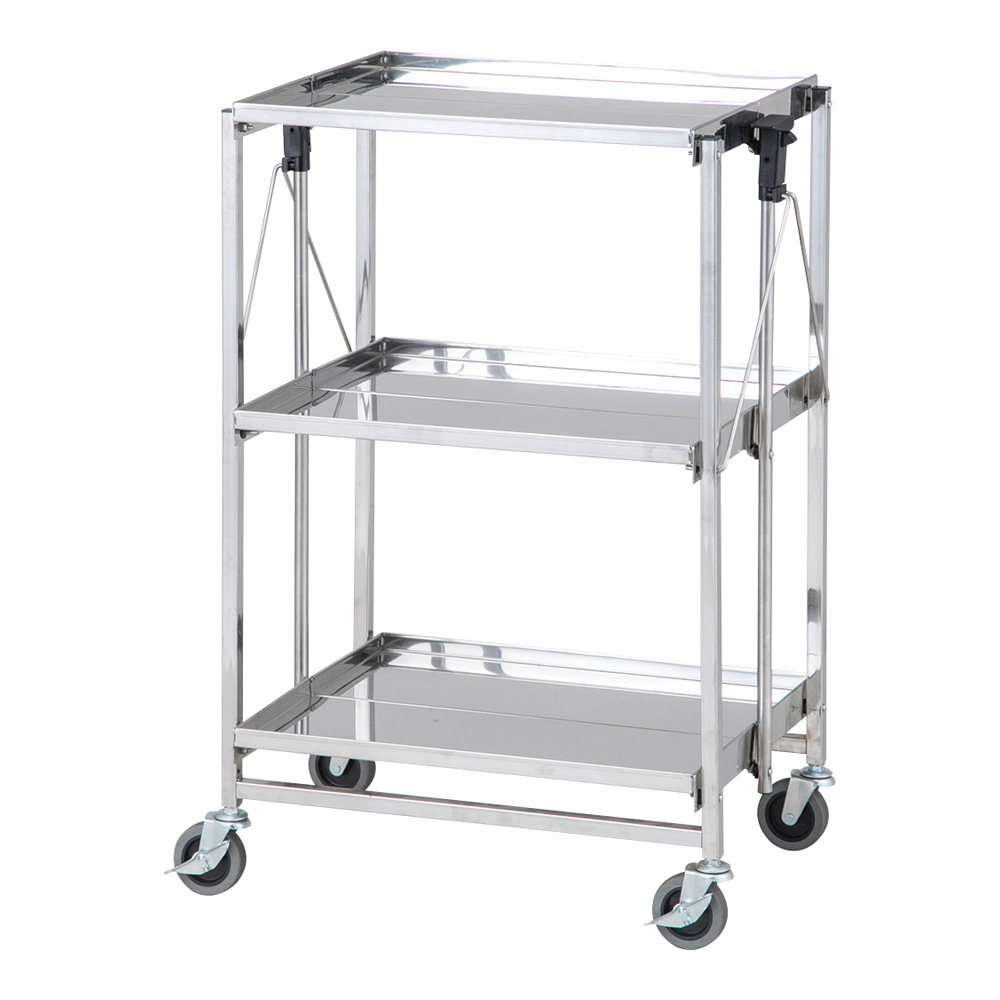 折りたたみラボベンチF　LB800F-SUS3段タイプ