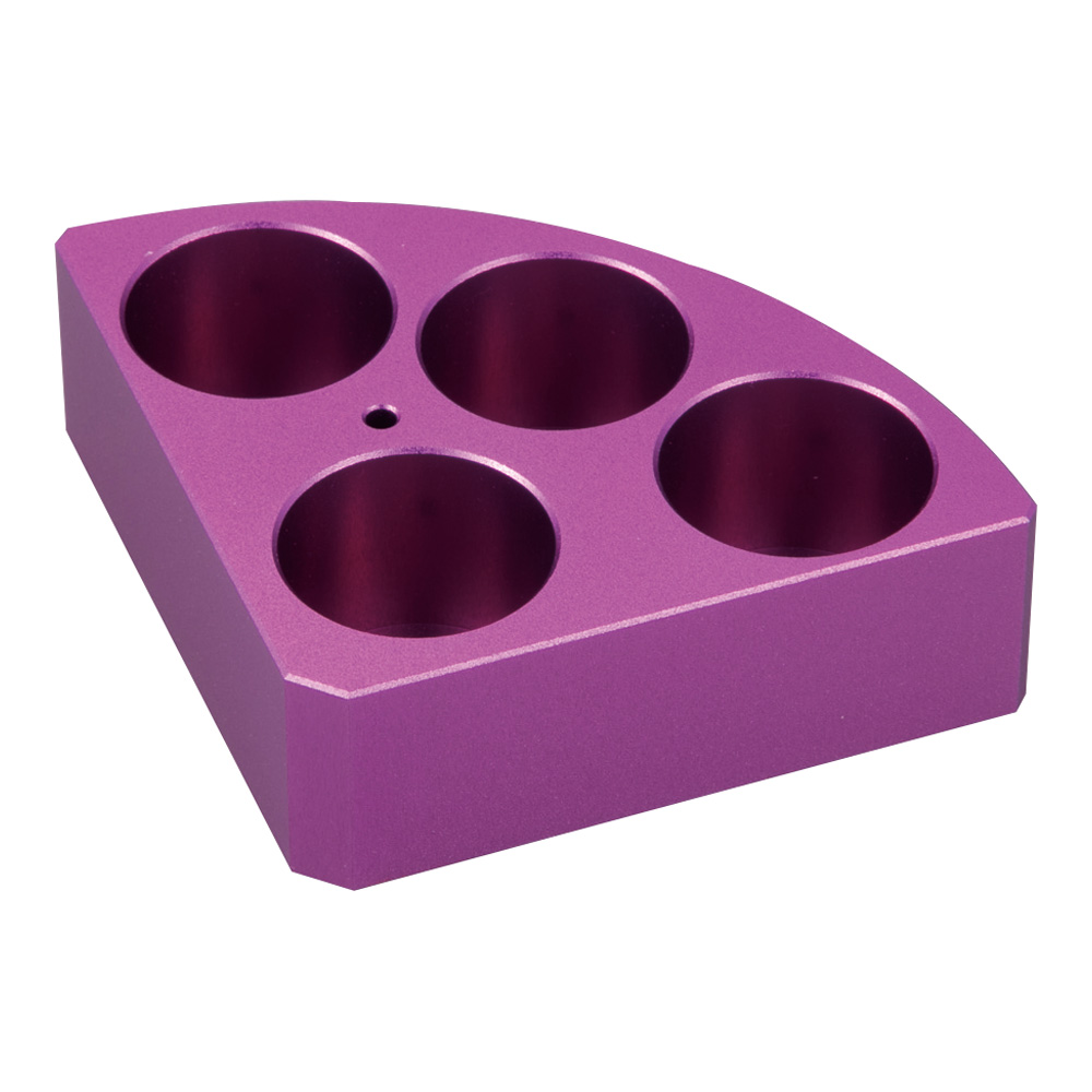 ﾎｯﾄｽﾀｰﾗｰ用ｱﾀｯﾁﾒﾝﾄ ｸｳｫｰﾀｰﾌﾞﾛｯｸ Φ28×24mm×4穴 紫 18900003