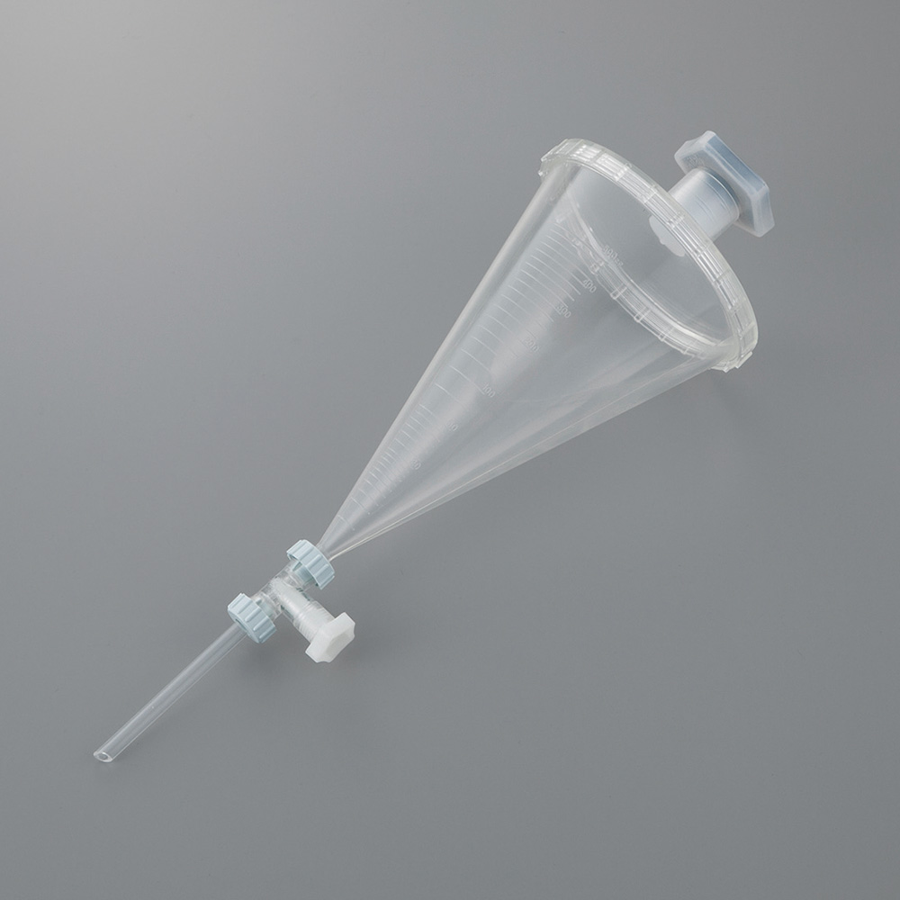 PMP分液ロート目盛付 500ml 978