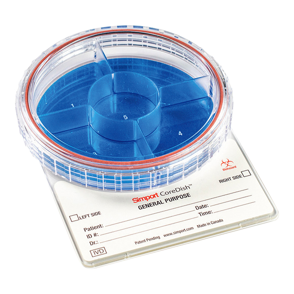 生理検体保管容器 COREDISH? 5画分 10枚入 M971-D5