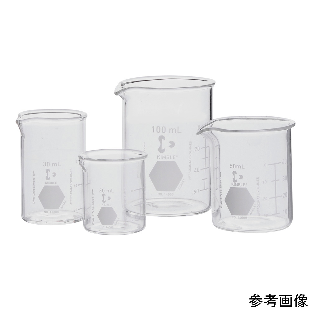 ビーカー KIMAX(R) 1,000mL Φ107×145mm 14000-1000