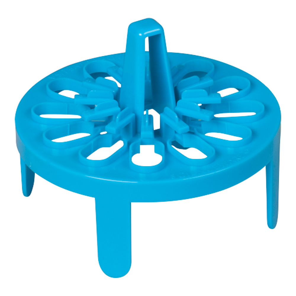 固定タブ付チューブフローター PREPSAFE アタッチメント付 12本掛け ブルー  F18742-0125