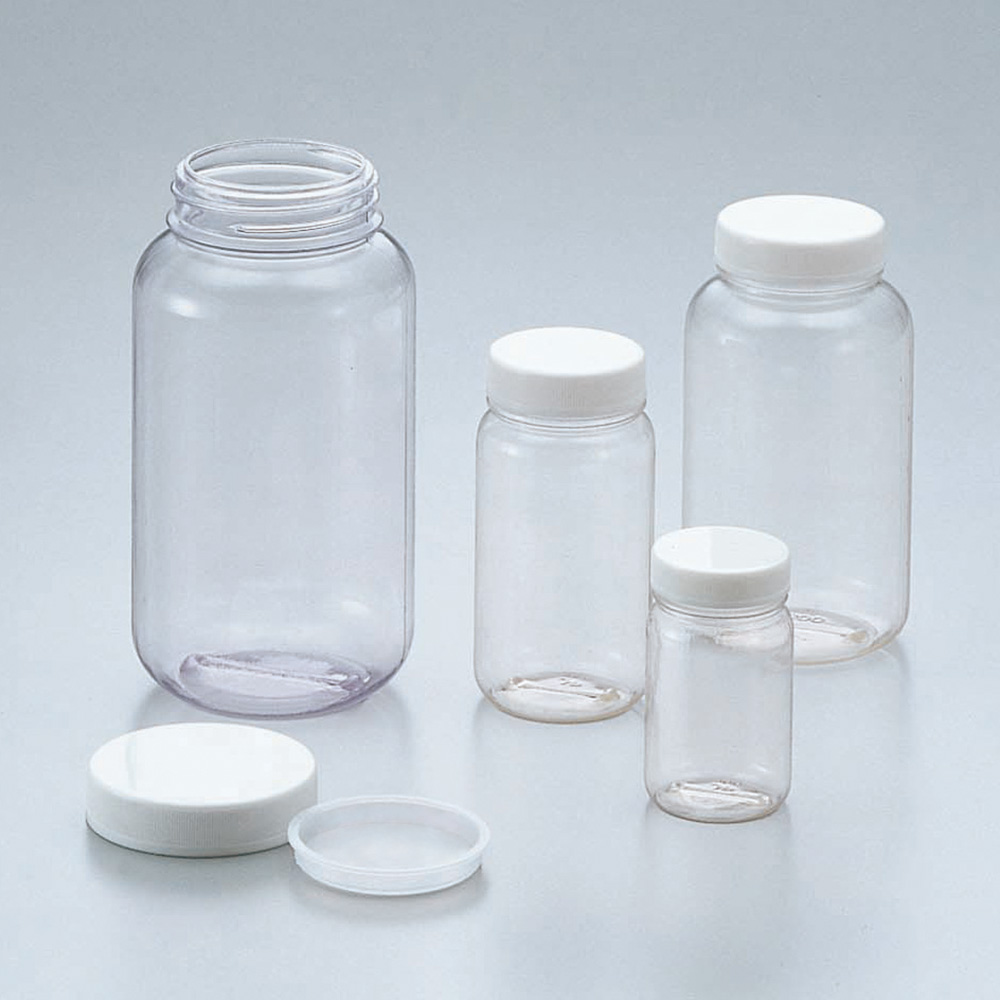 クリヤ広口瓶（透明エンビ製） 100mL ケース販売488本入