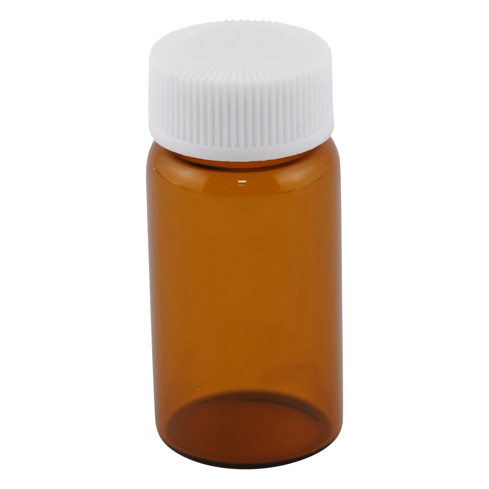 スクリュー管　No.5　20mL　褐色　1本 0101-17