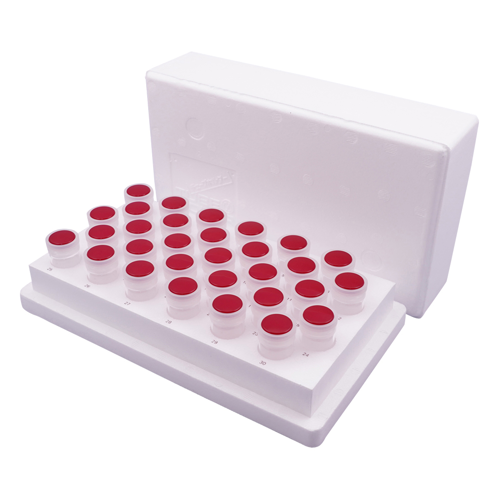 ホルダー付サンプル管瓶　14mL(No.4)　30本入 0201-35