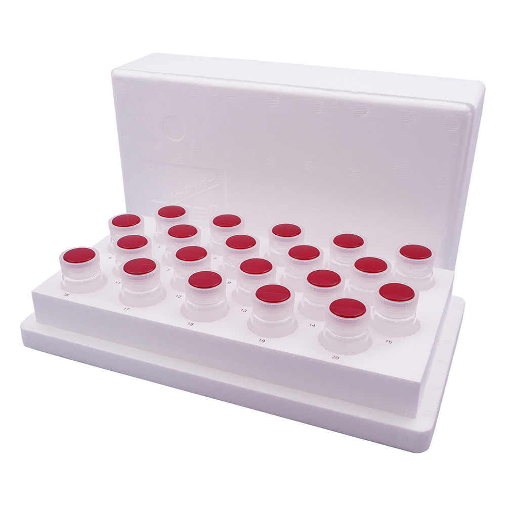 ホルダー付サンプル管瓶　20mL(No.5)　20本入 0201-36