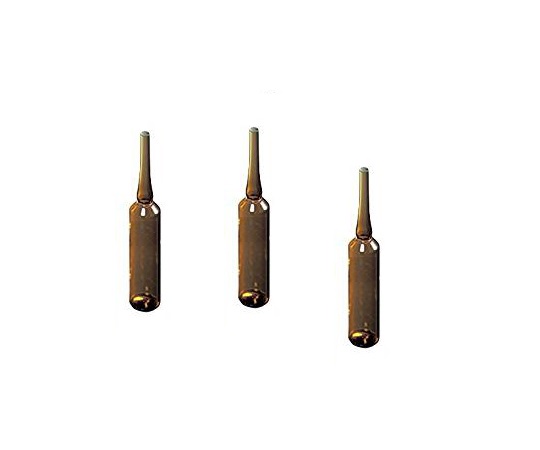 アンプル管（硼珪酸ガラス製）AP-20　20mL　褐色　100本入 0510-12