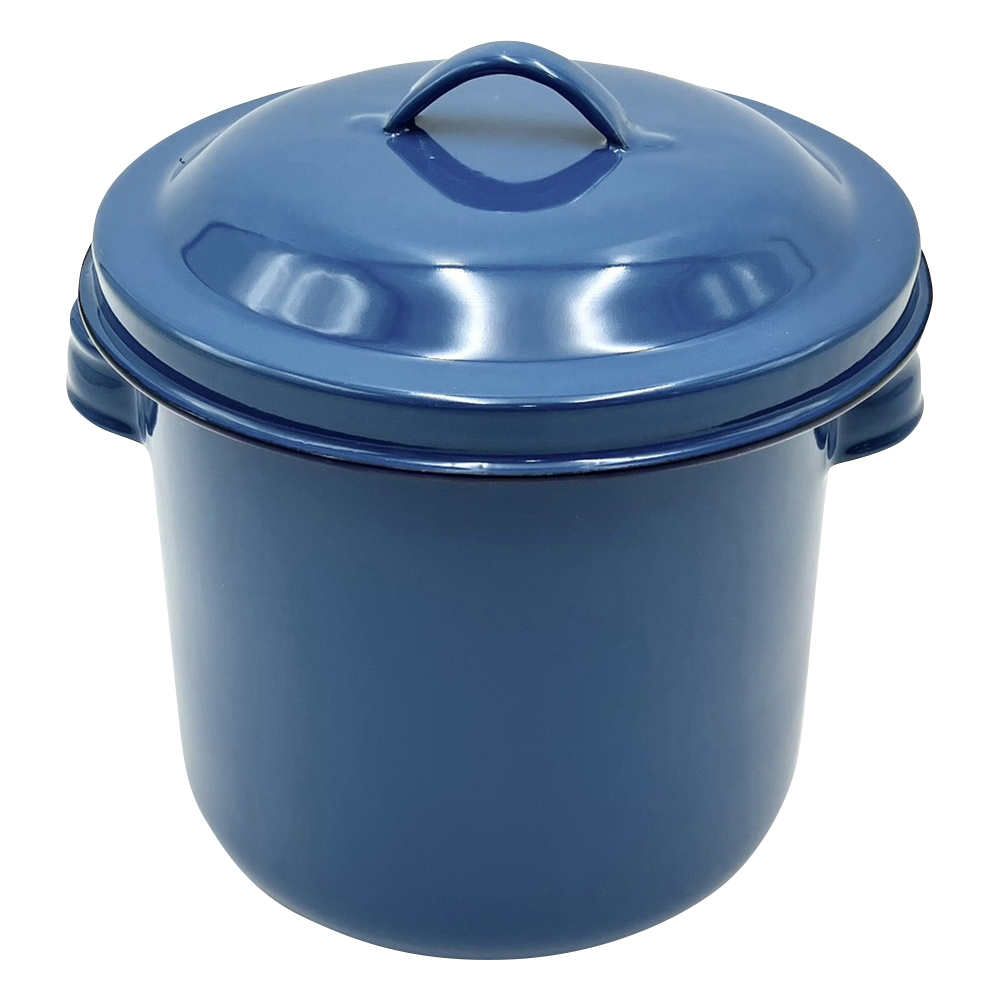 ホーローフタ付タンク 2L