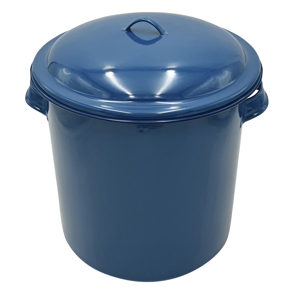 ホーローフタ付タンク 19L