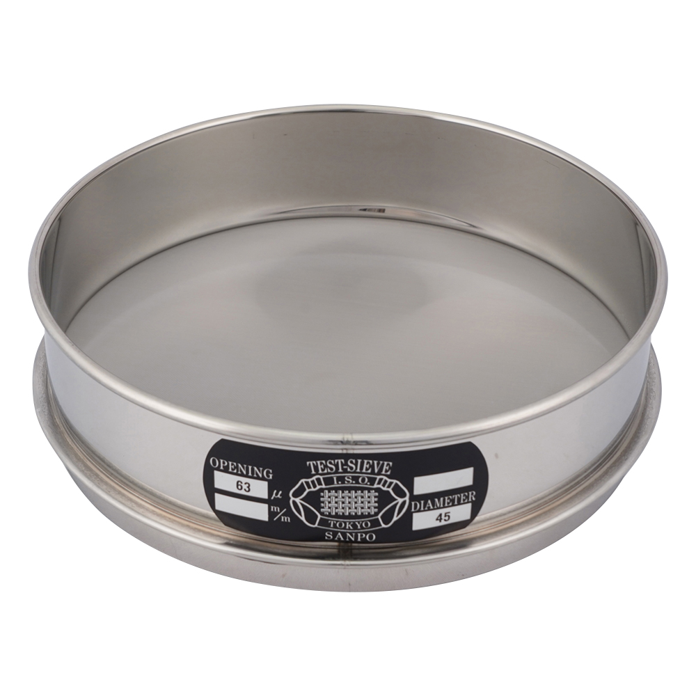 ステンレスふるい φ200×45mm 63um