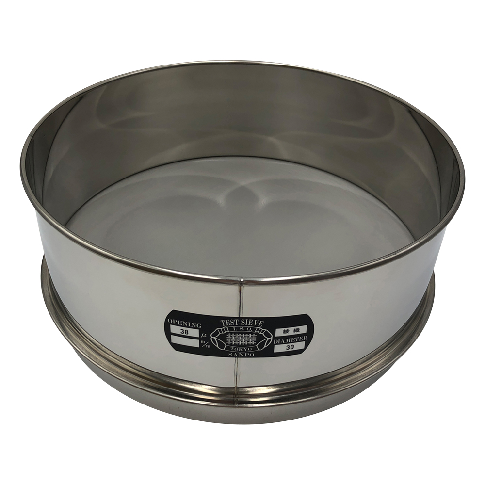 ステンレスふるい φ300×100mm 38um