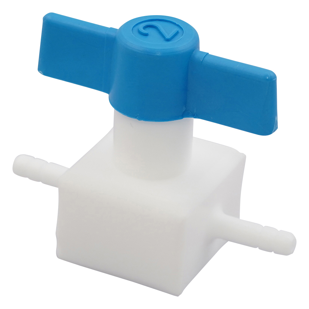 フッ素樹脂製二方コック（差し込み止） 016.70252 016.702.5.2