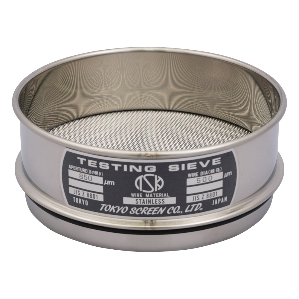 SUS試験用ふるい φ150×45 目開き850μm JTS-150-45-30