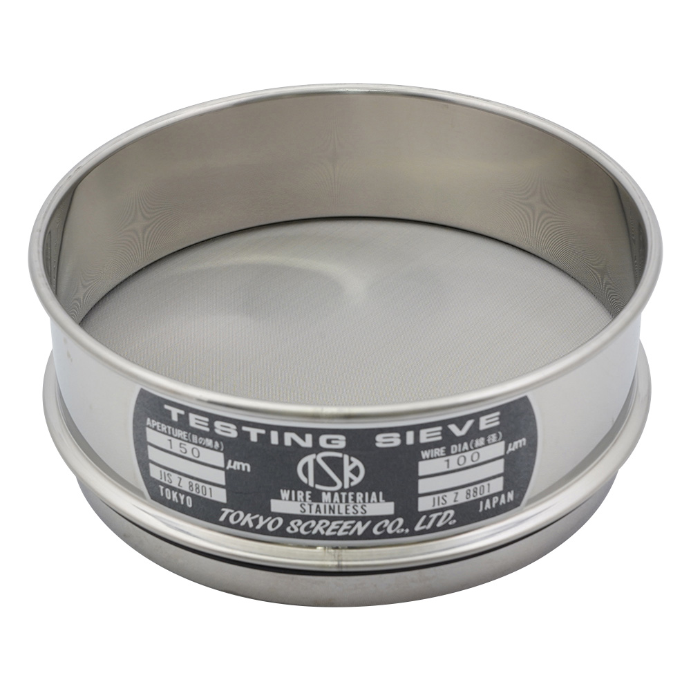 SUS試験用ふるい φ150×45 目開き150μm JTS-150-45-41