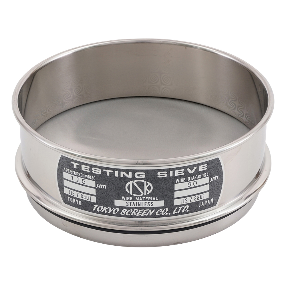 SUS試験用ふるい φ150×45 目開き125μm JTS-150-45-42