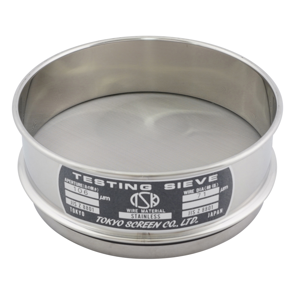 SUS試験用ふるい φ150×45 目開き106μm JTS-150-45-43