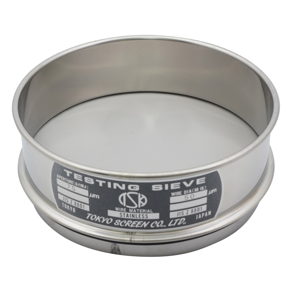 SUS試験用ふるい φ150×45 目開き75μm JTS-150-45-46