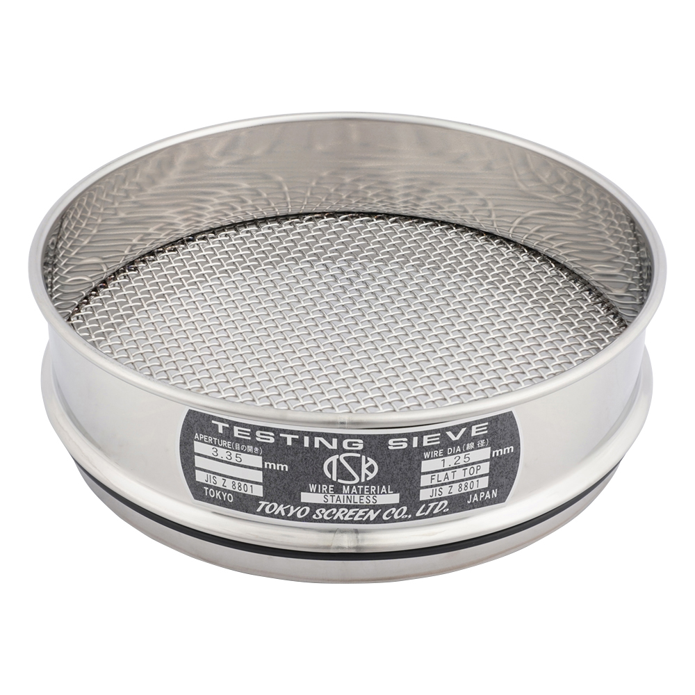 SUS試験用ふるい φ200×45 目開き3.35mm JTS-200-45-22