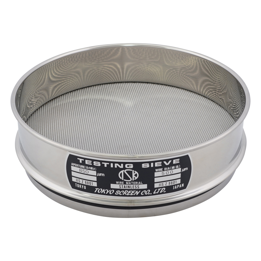 SUS試験用ふるい φ200×45 目開き850μm JTS-200-45-30