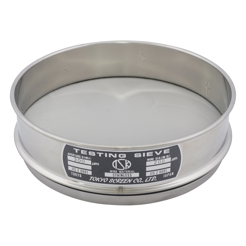 SUS試験用ふるい φ200×45 目開き300μm JTS-200-45-36