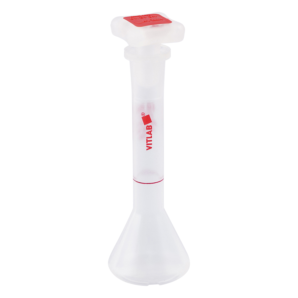 EMユーロPMPメスフラスコ（PP栓付き） 10mL 67795