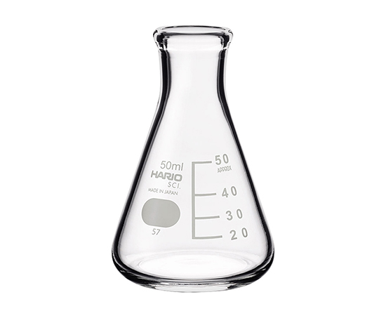 三角フラスコ（目安目盛付き） 50mL SF-50-SCI