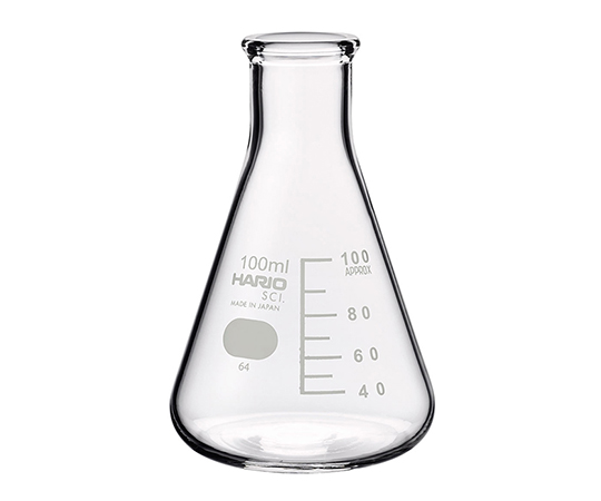 三角フラスコ（目安目盛付き） 100mL SF-100-SCI