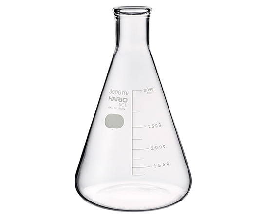 三角フラスコ（目安目盛付き） 3000mL SF-3L-SCI