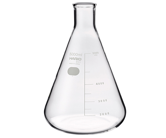三角フラスコ（目安目盛付き） 5000mL SF-5L-SCI