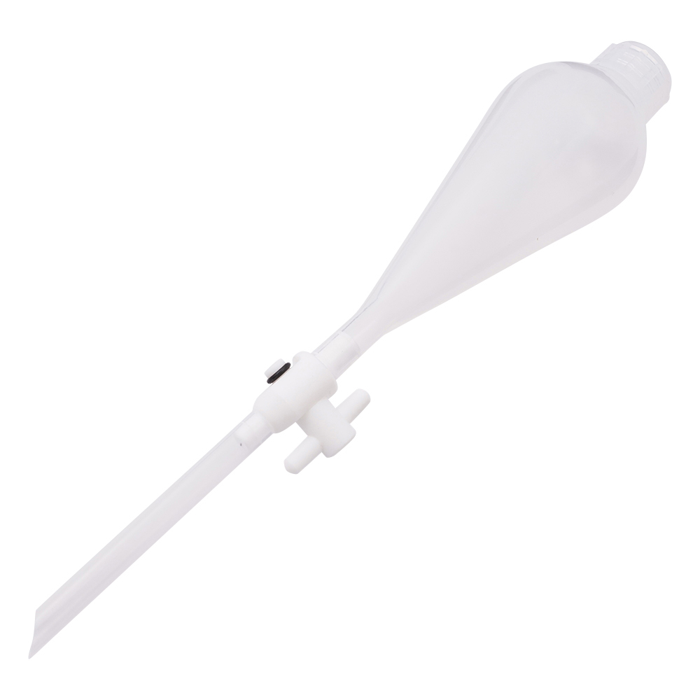スキーブ梨型分液ロート（PPCO製）500mL　 4300-0500