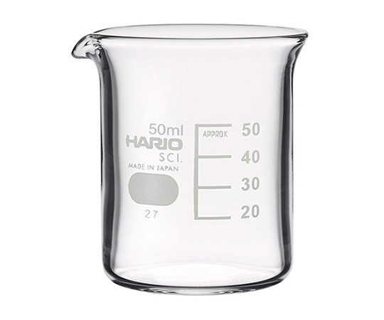 ビーカー（目安目盛付き） 50mL B-50-SCI