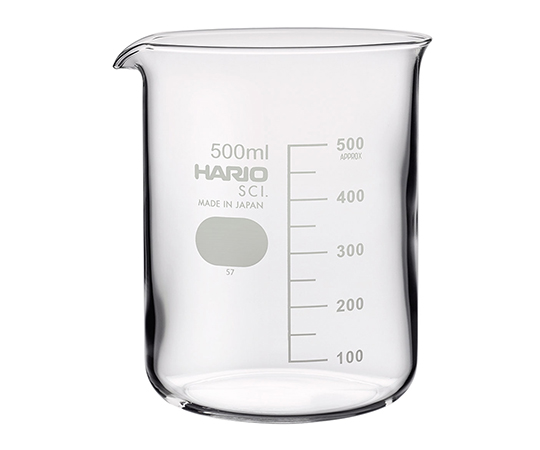 ビーカー（目安目盛付き） 500mL B-500-SCI