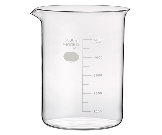 ビーカー（目安目盛付き） 5000mL B-5L-SCI