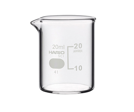 ビーカー（目安目盛付き） 20mL B-20-SCI