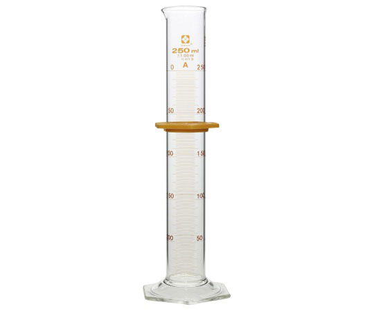 メスシリンダースーパーグレード　250mL　JCSS校正付