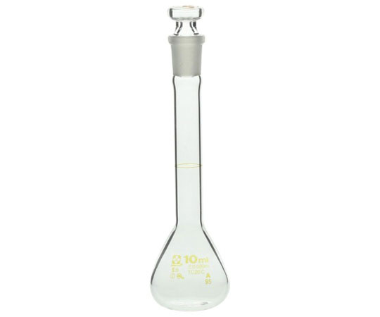 メスフラスコ　透明　10mL　スーパーグレード　JCSS校正付