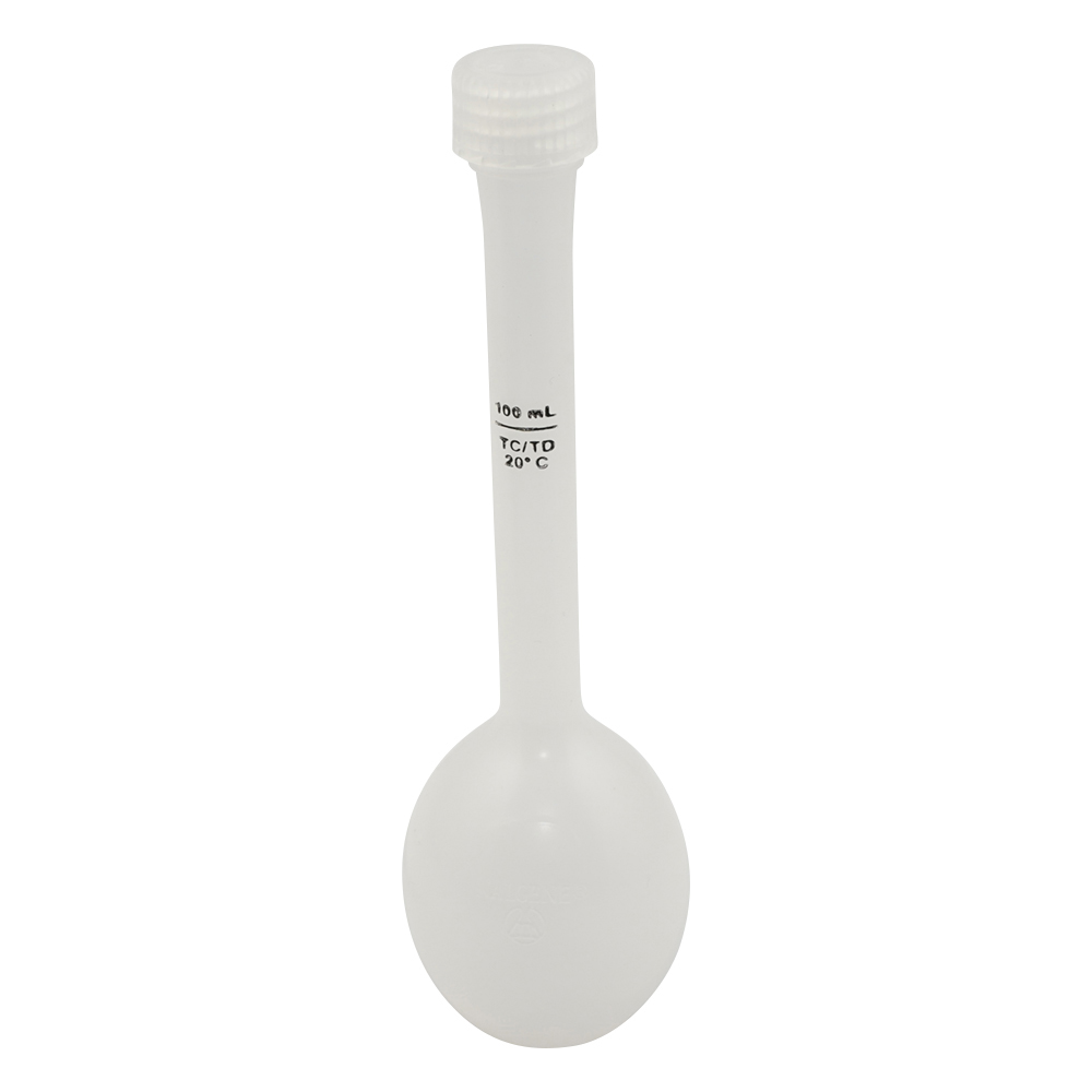 Nalgeneメスフラスコ（PPCO製） 100mL 4000-0100