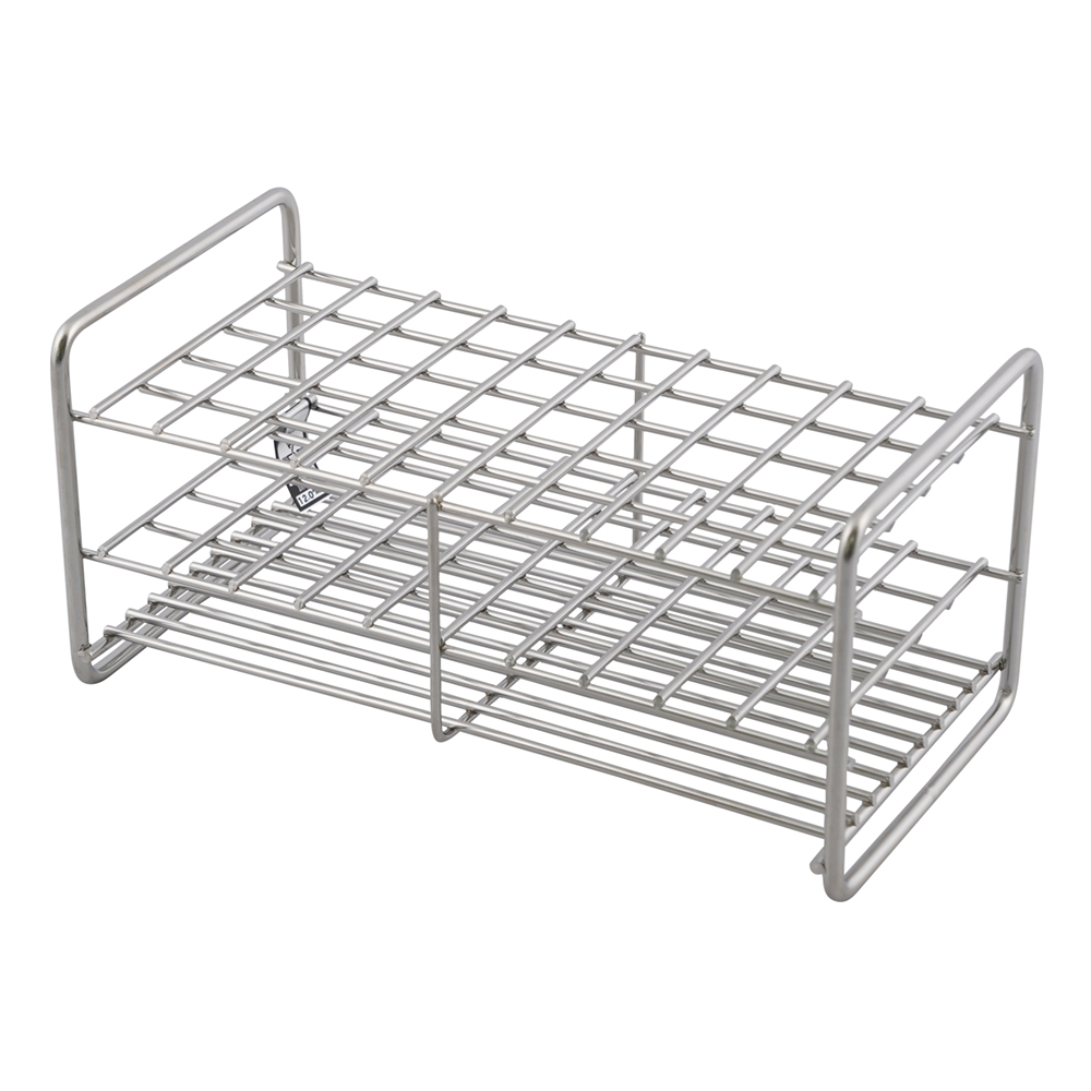 ステンレス製試験管立 φ12mm 5×10配列 SS12-50