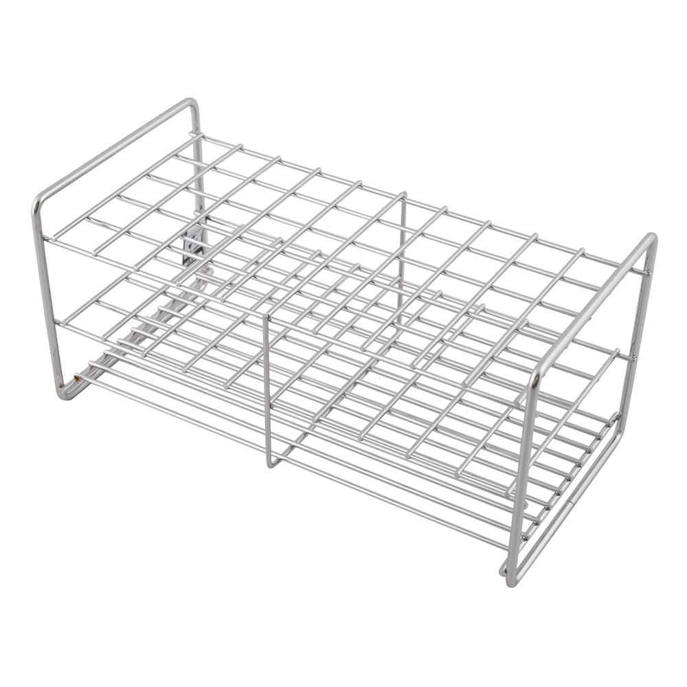 ステンレス製試験管立 φ16.5mm 5×10配列 SS16.5-50