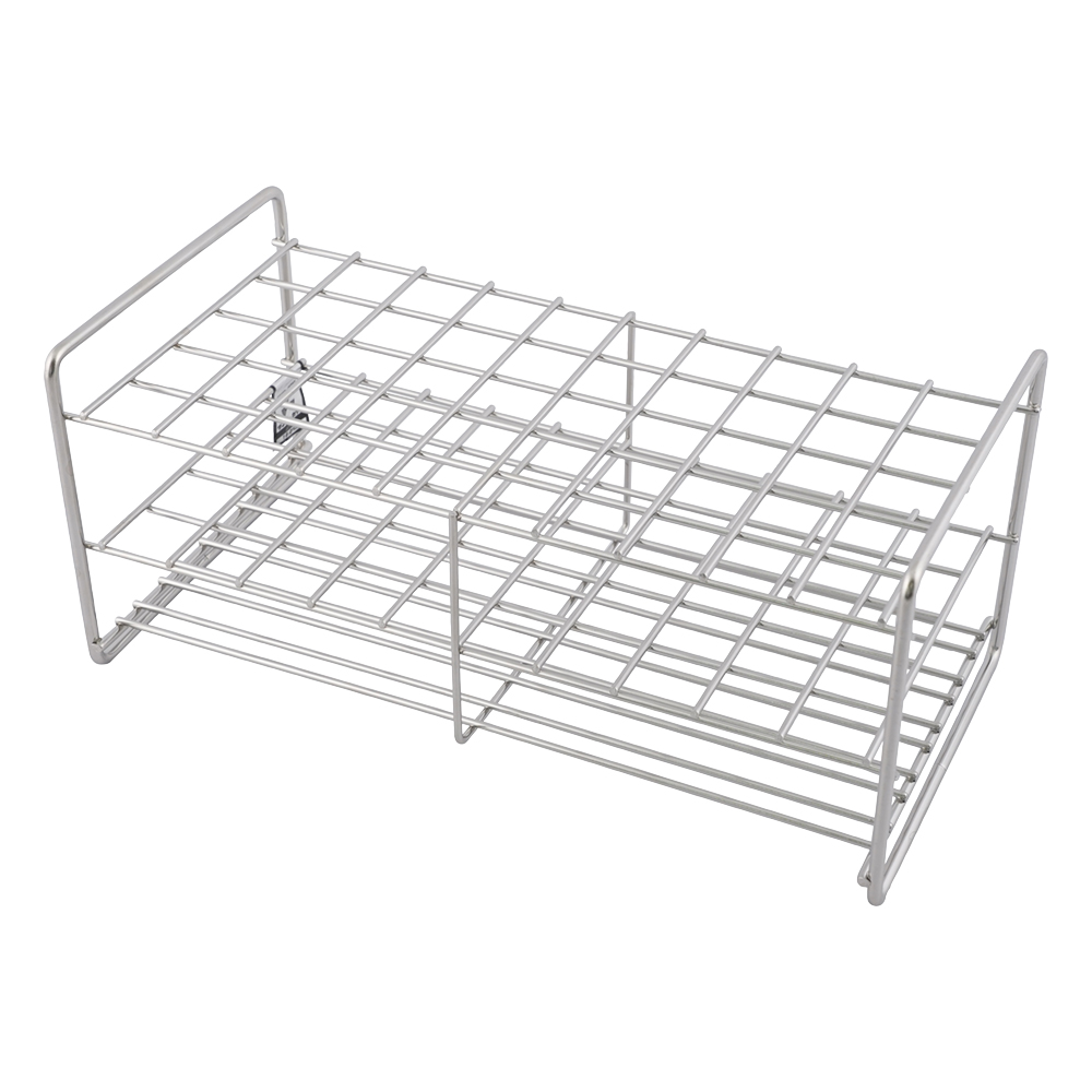 ステンレス製試験管立 φ18mm 5×10配列 SS18-50