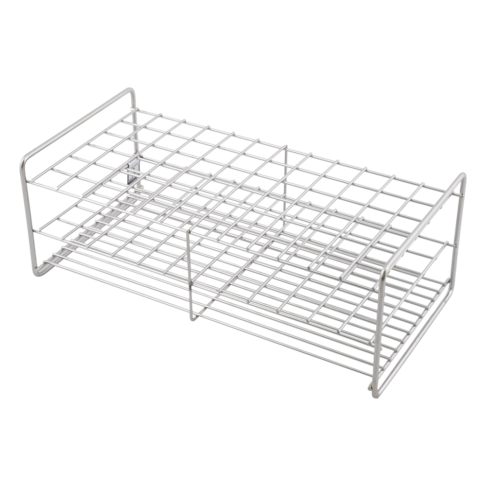 ステンレス製試験管立 φ18mm 6×12配列 SS18-72