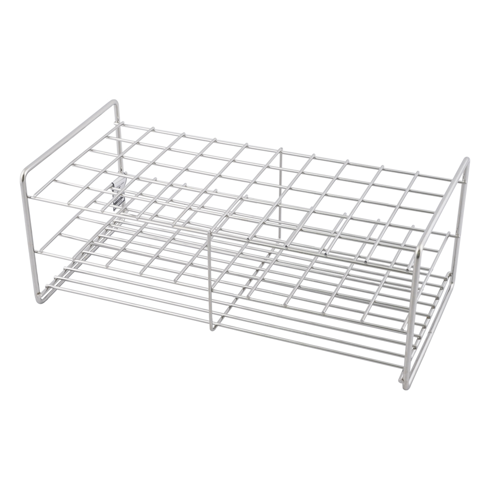 ステンレス製試験管立 φ21mm 5×10配列 SS21-50