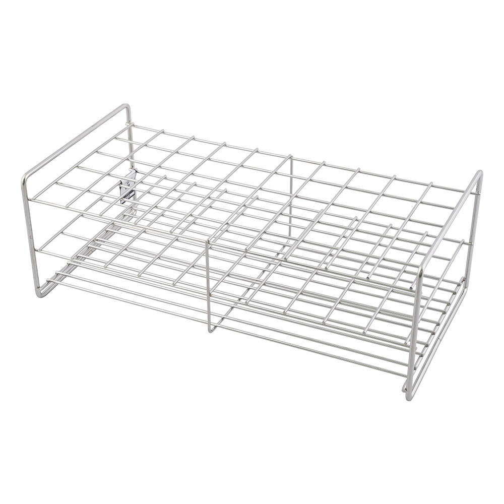 ステンレス製試験管立 φ24mm 5×10配列 SS24-50