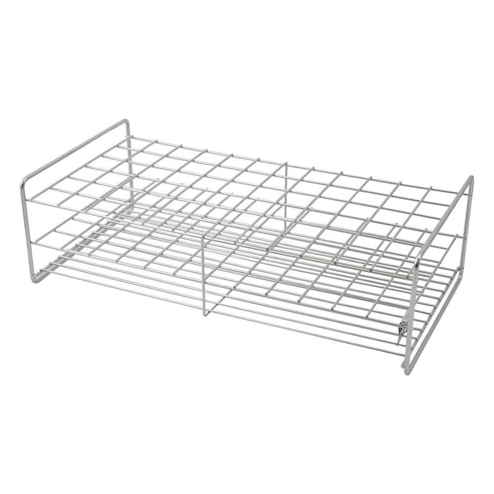 ステンレス製試験管立 φ24mm 6×12配列 SS24-72