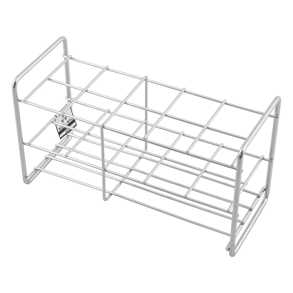 ステンレス製試験管立 φ30mm 2×5配列 SS30-10