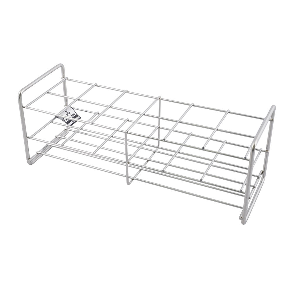 ステンレス製試験管立 φ35mm 2×6配列 SS35-12