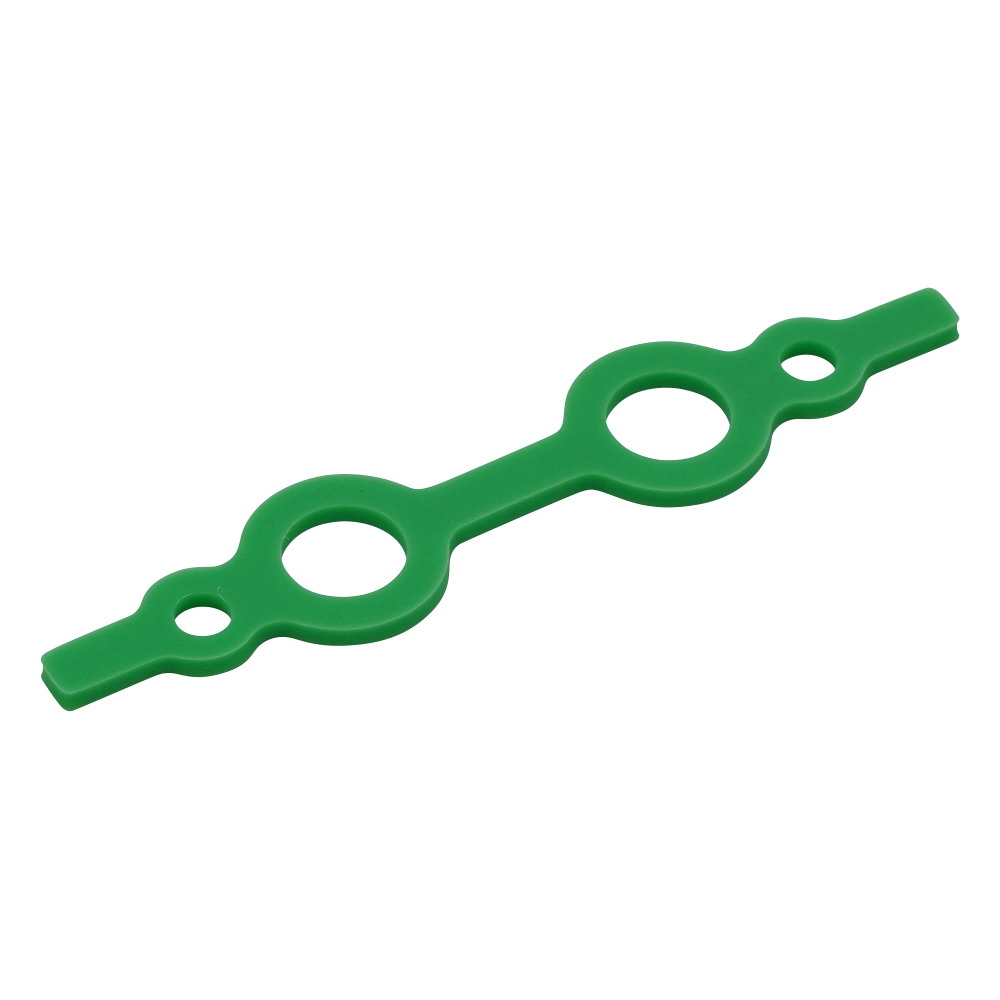 シリコンカラーバンド（メガネバンド） 小 φ3.5×φ10 グリーン 1袋（10個入）