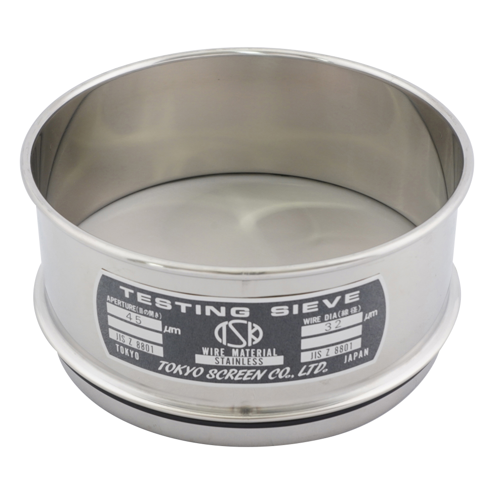 SUS試験用ふるい φ150×60 目開き45μm JTS-150-60-49