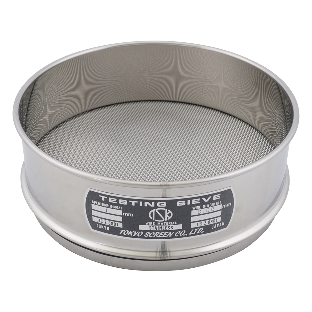SUS試験用ふるい φ200×60 目開き1.0mm JTS-200-60-29